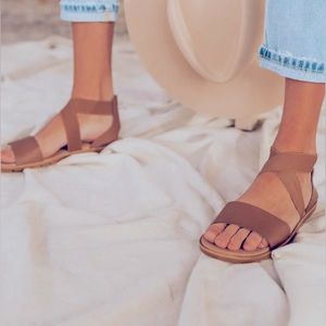 Sorel Ella Sandals - tan / camel W 7.5